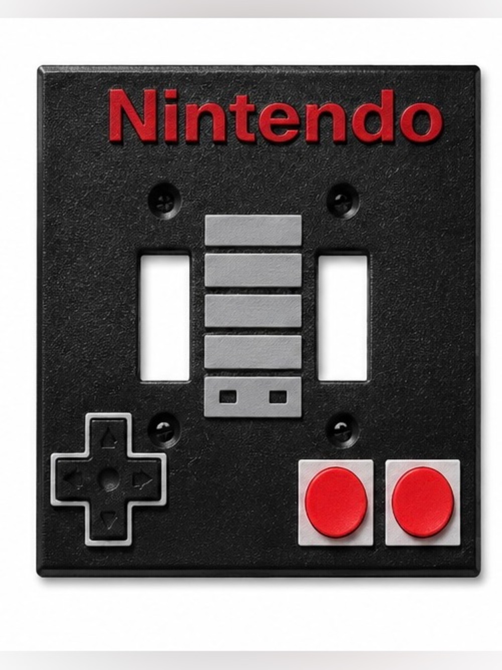 2/$25 3D Printed Nintendo NES Controller Double Light Switch Cover